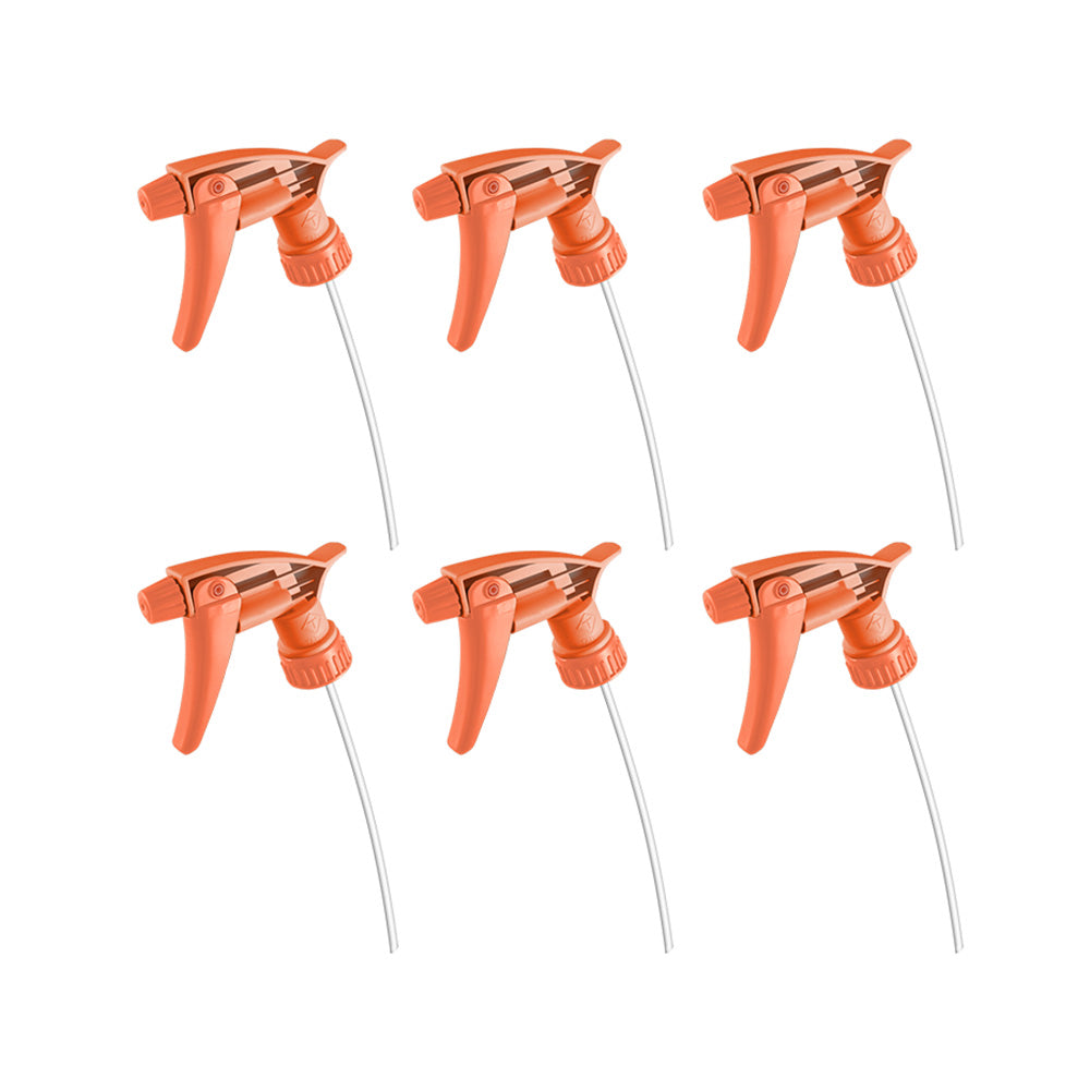 6-Pack Model 320 All-Orange Trigger Sprayer with 9 1/4" Dip Tube