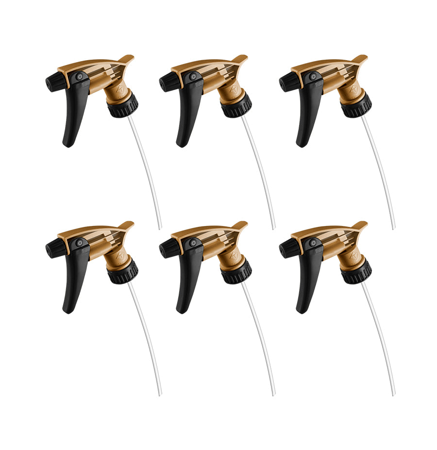 6-Pack Acid Resistant Trigger Sprayer – NANOSKIN Car Care Products