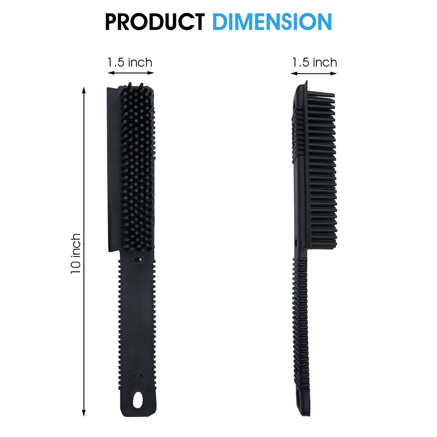 Rubber Pet Hair Remover Brush