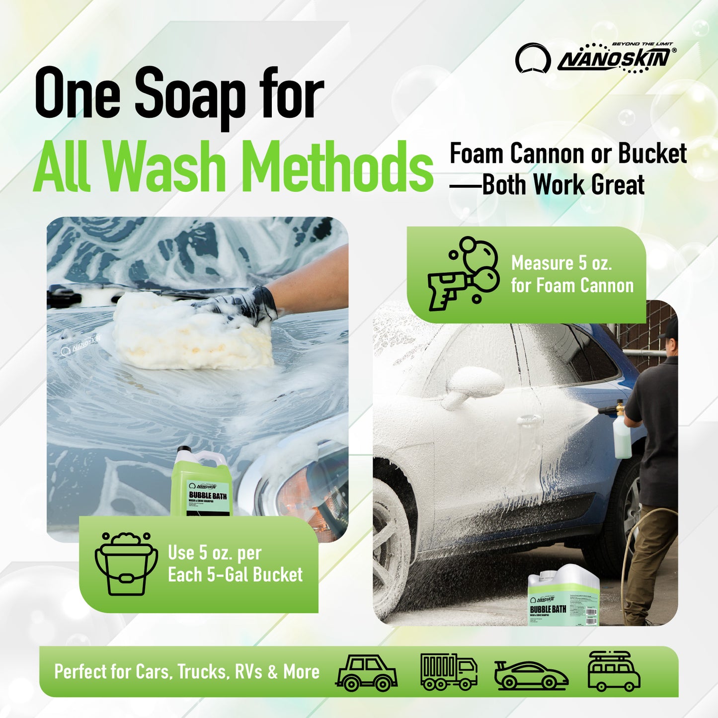 BUBBLE BATH Foaming Car Wash Shampoo