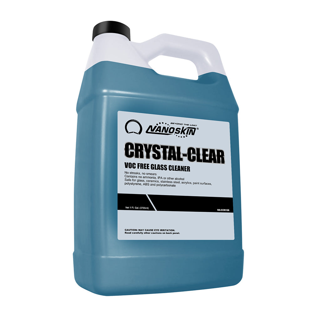 CRYSTAL-CLEAR VOC Free Glass Cleaner – NANOSKIN Car Care Products
