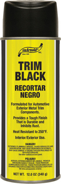 SM Arnold AEROSOL 12 OZ TRIM BLACK