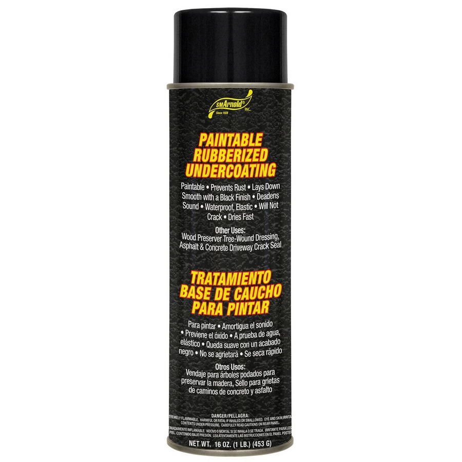 SM Arnold AEROSOL 16 OZ PAINTABLE RUBBERIZED UNDERCOATING