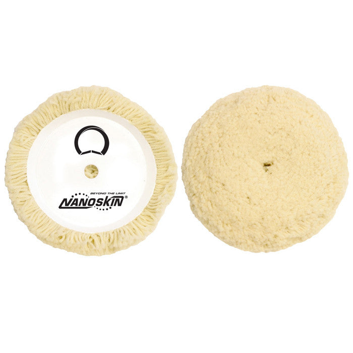 NANOSKIN 7.5" 100% Twisted 4-ply Wool Compounding & Buffing Pad