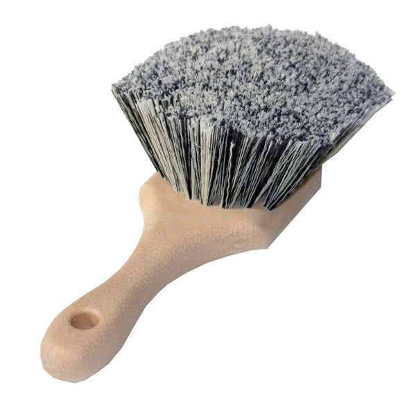 8.5" Flagged-Tips Salt & Pepper Polystyrene Bristles Brushes