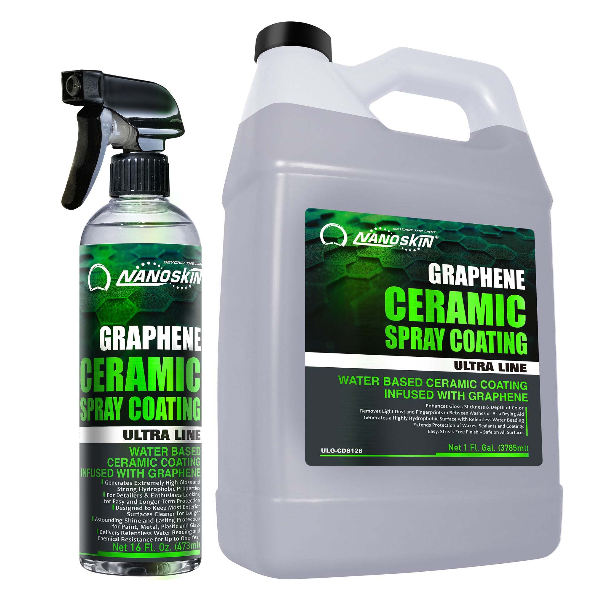 Ceramic Wax Spray, Hydrophobic Ceramic Coating 3-in-1 SiO2 Quick