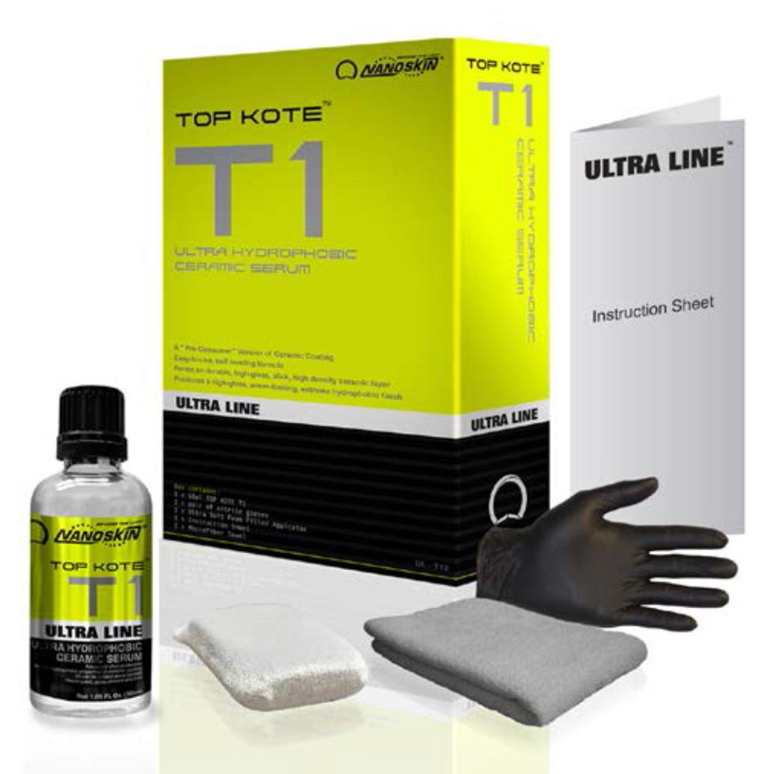 • "Pro-Consumer" Version of a Ceramic Coating<br> • Easy-to-use, self leveling formula <br> • Forms a durable, high-gloss, slick, high density ceramic layer <br> • Produces a high-gloss, warm-looking, extreme hydrophobic finish<br>