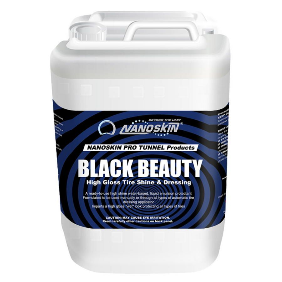 • High Gloss Tire Shine & Dressing <br>• A ready-to-use high shine water-based, liquid emulsion protectant <br>• Formulated to be used manually or through all types of automatic tire dressing applicator <br>• Imparts a high gloss "wet" look protecting all types of tires