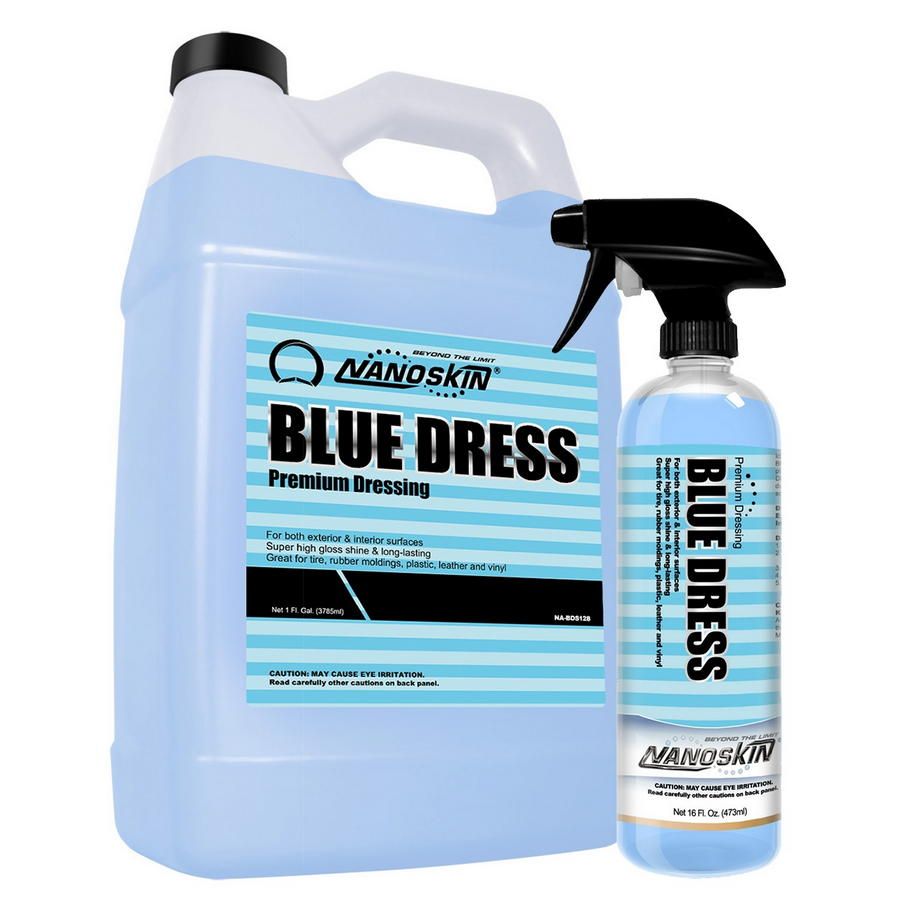 BLUE DRESS Premium Dressing – NANOSKIN Car Care Products