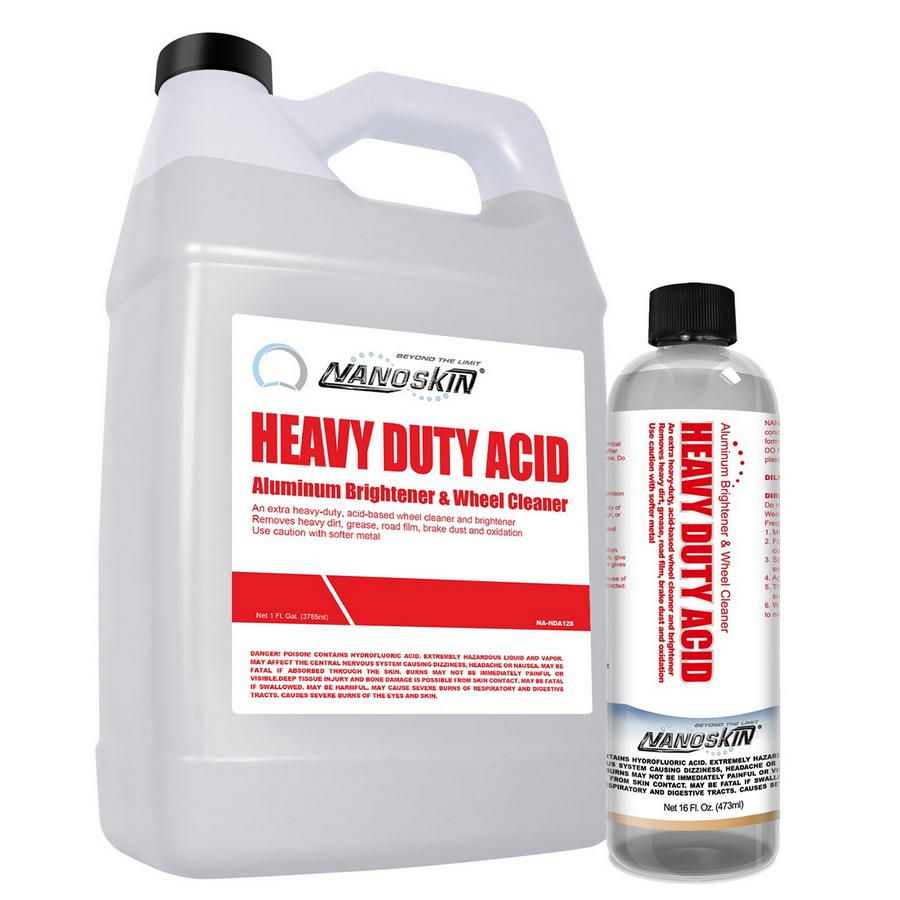 HEAVY DUTY ACID Aluminum Brightener & Wheel Cleaner 4:1 – NANOSKIN