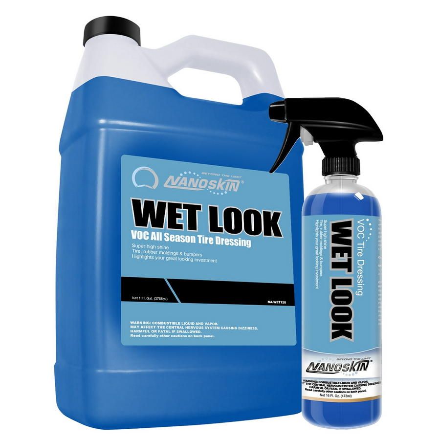 WET LOOK VOC Tire Dressing - Solvent Based – NANOSKIN Car Care Products