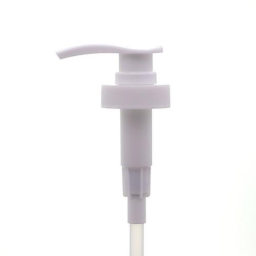 38/400 White P/P Plastic Ribbed Skirt Lotion Pump with 11" Dip Tube