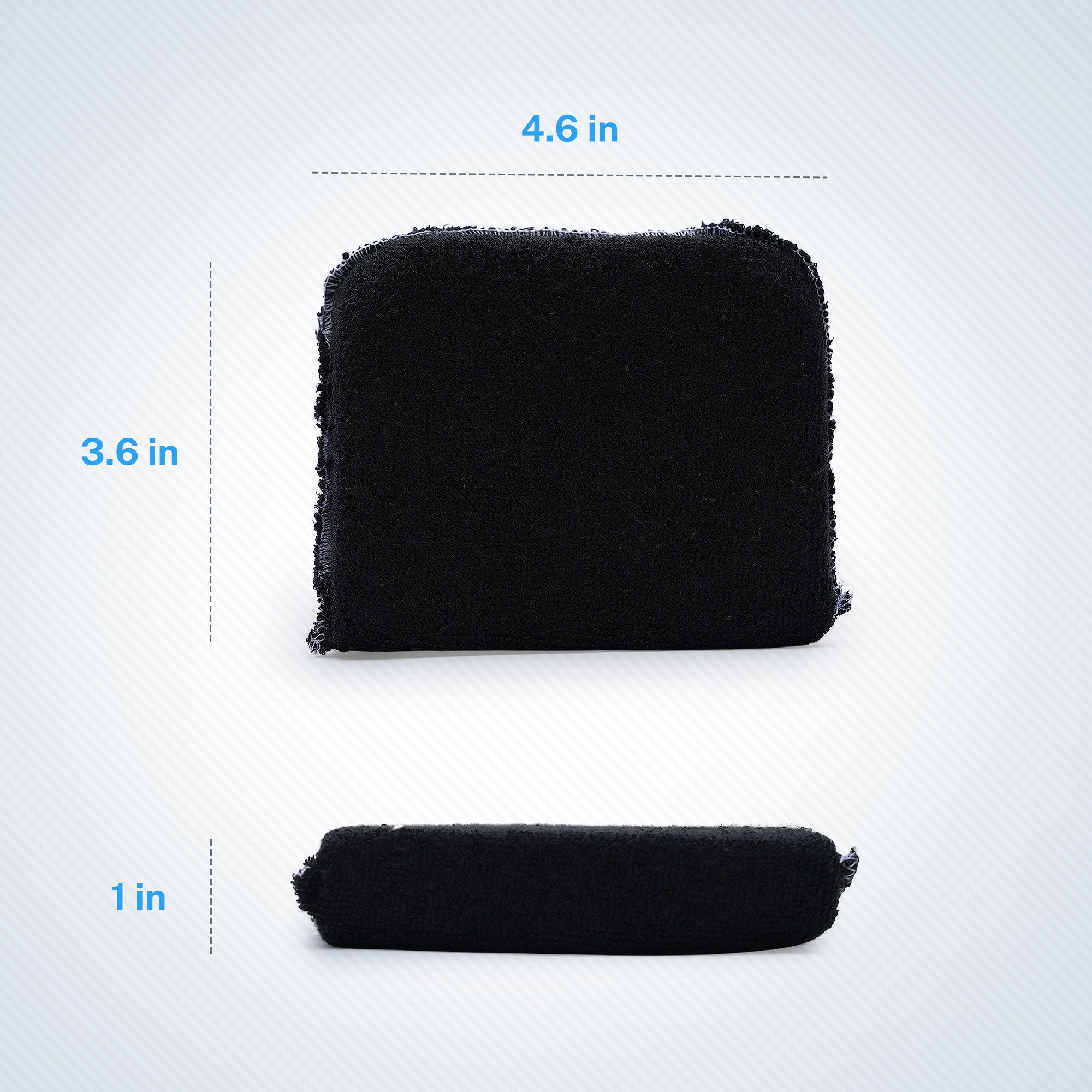 SM Arnold Black Terry Wax & Polish Applicator 4.5