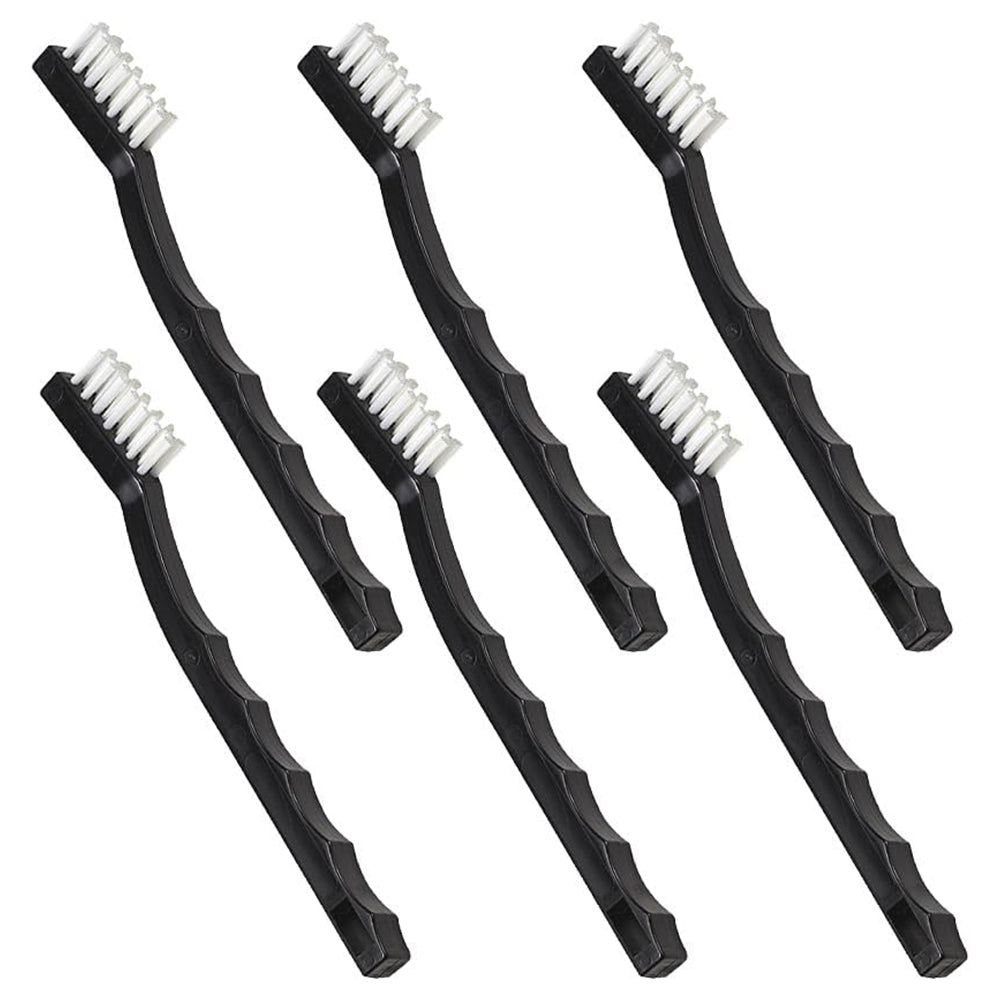 6-Pack Toothbrush Style Brushes - Professional Detailing Brush Set