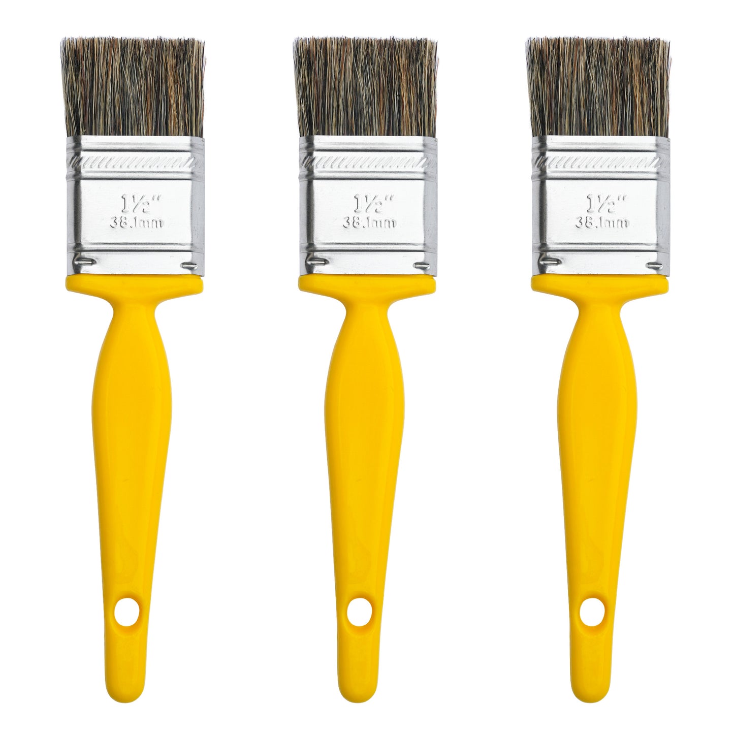 Ultra-Soft Paint Style Detail Brush, 3-Pack - 1" Double Thickness China Bristles