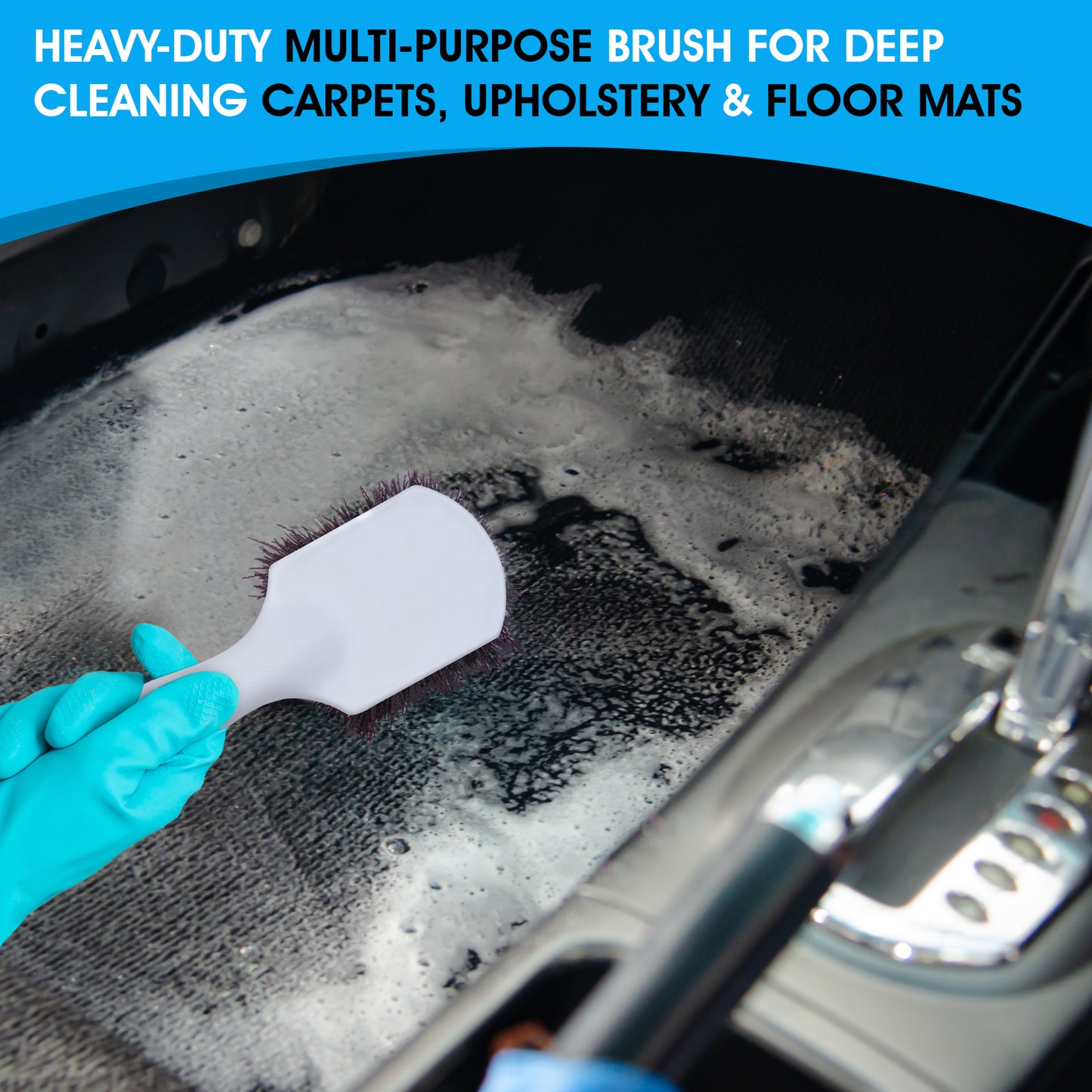 8.5" Heavy-Duty Multi-Purpose Brush for Deep Cleaning Carpets