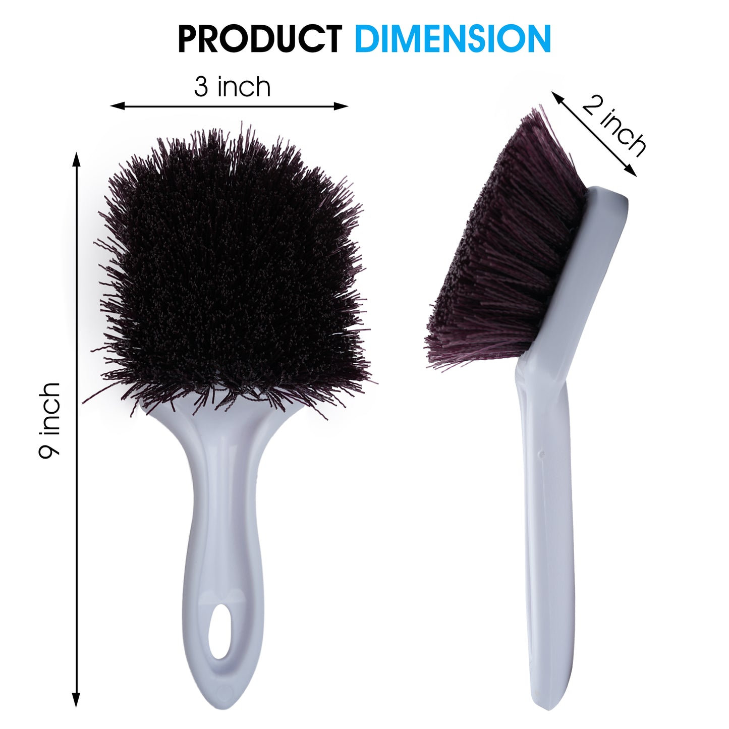 8.5" Heavy-Duty Multi-Purpose Brush for Deep Cleaning Carpets