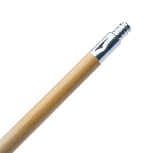 Professional Long-Reach 60-Inch Hardwood Handle with Universal Threaded Die-Cast Tip