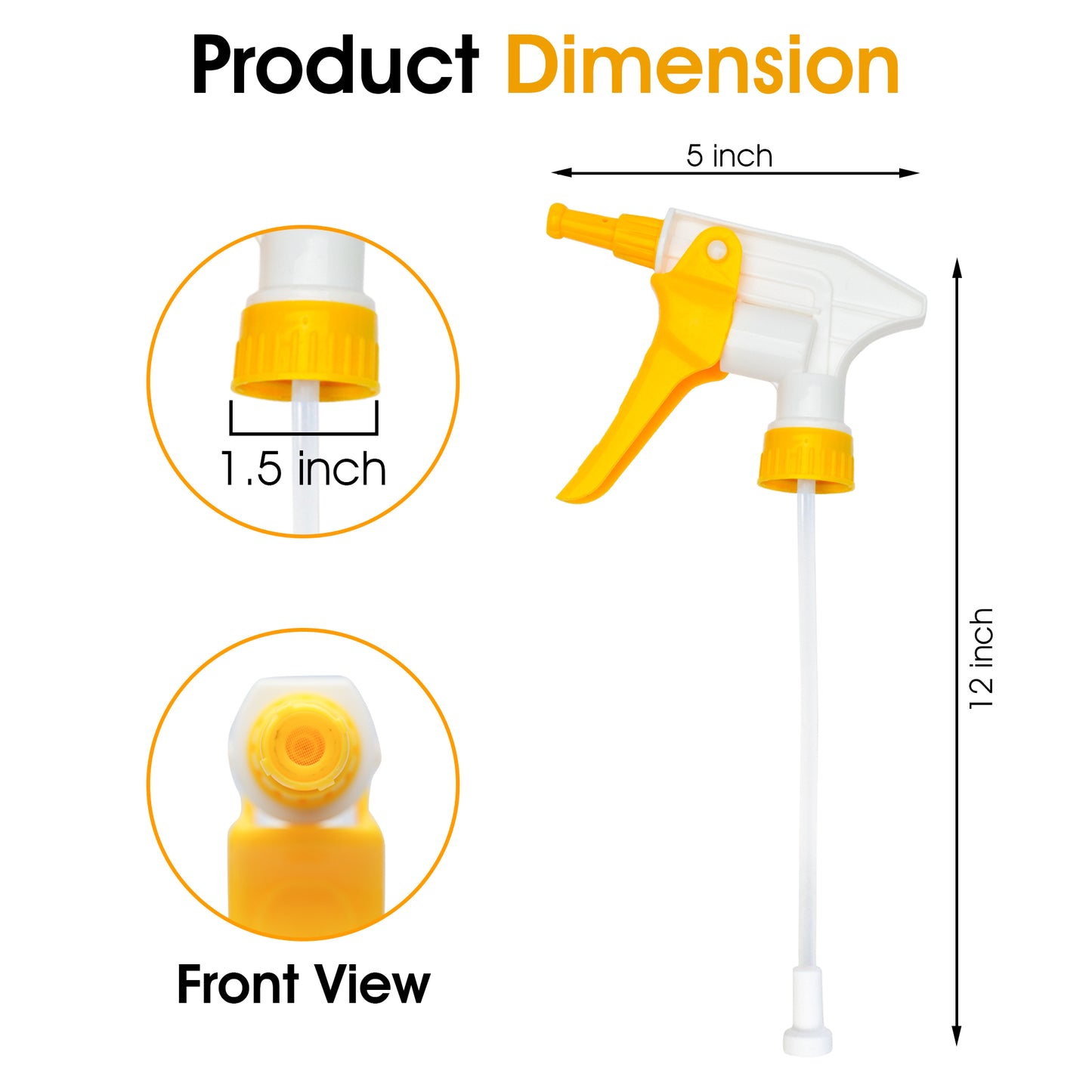 6-Pack Heavy-Duty Foamer Trigger Sprayer