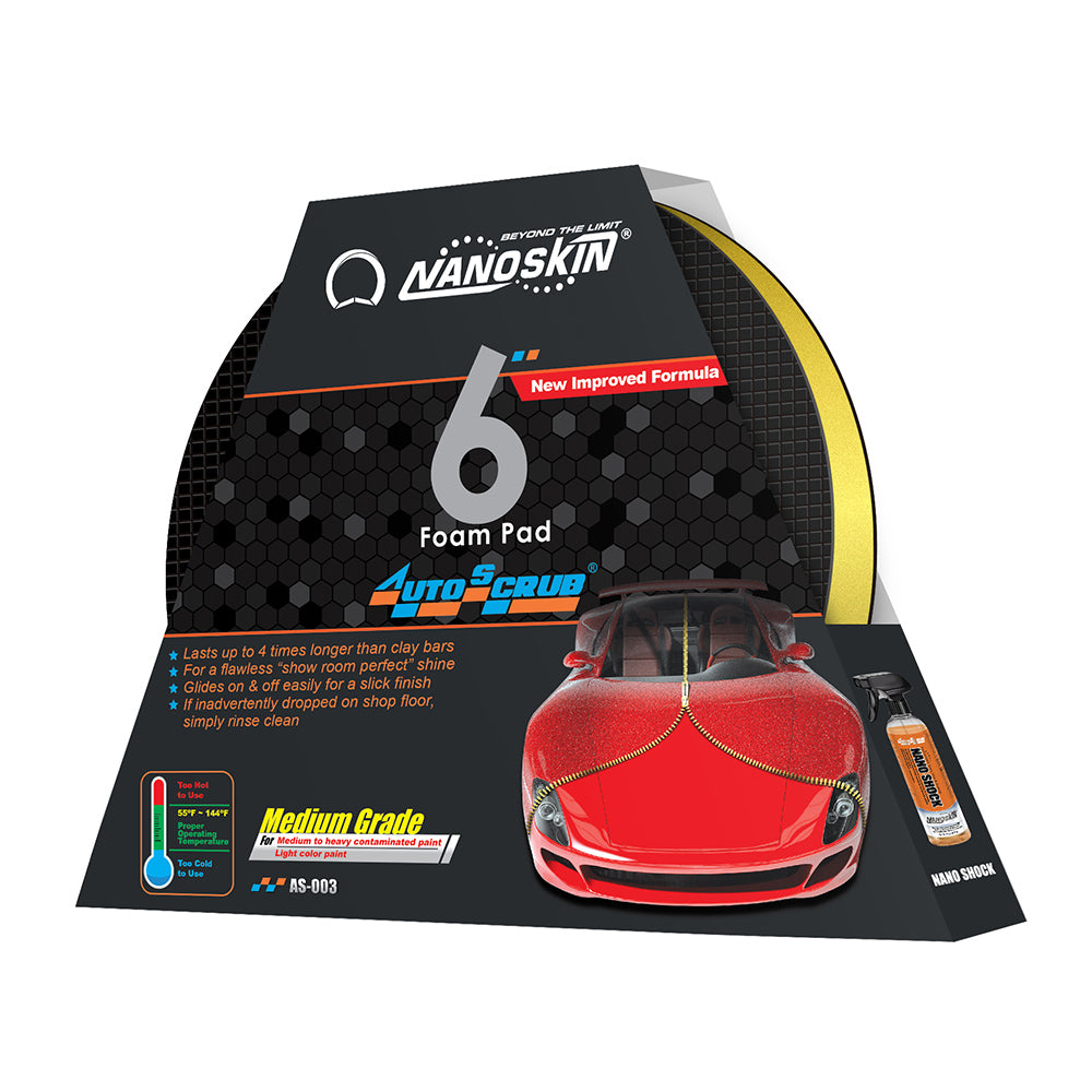 NANOSKIN AUTOSCRUB 6" Pad Medium Grade