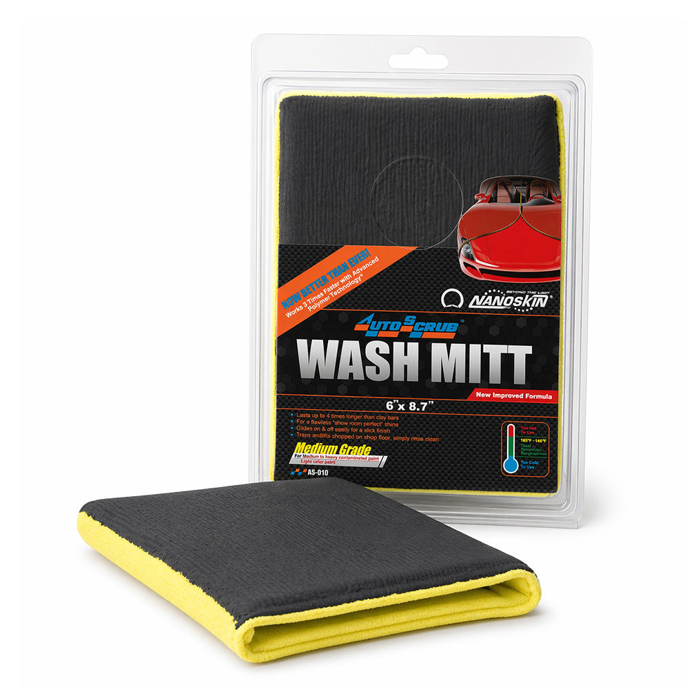 NANOSKIN AUTOSCRUB Wash Mitt 6" x 8.7" Medium Grade
