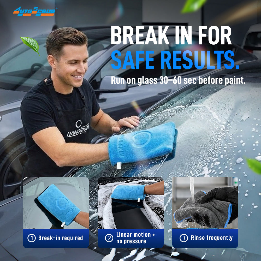 NANOSKIN AUTOSCRUB Wash Mitt 6" x 8.7" Fine Grade