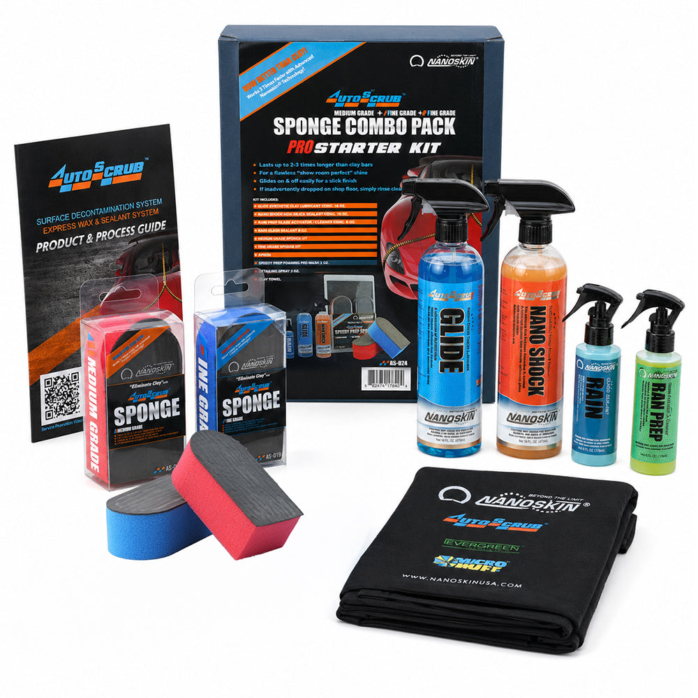NANOSKIN AUTOSCRUB Sponge Combo Pack Pro Starter Kit