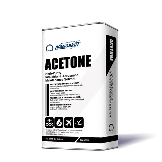 Nanoskin Acetone 32 Oz. – Professional Grade Pure Acetone Solvent