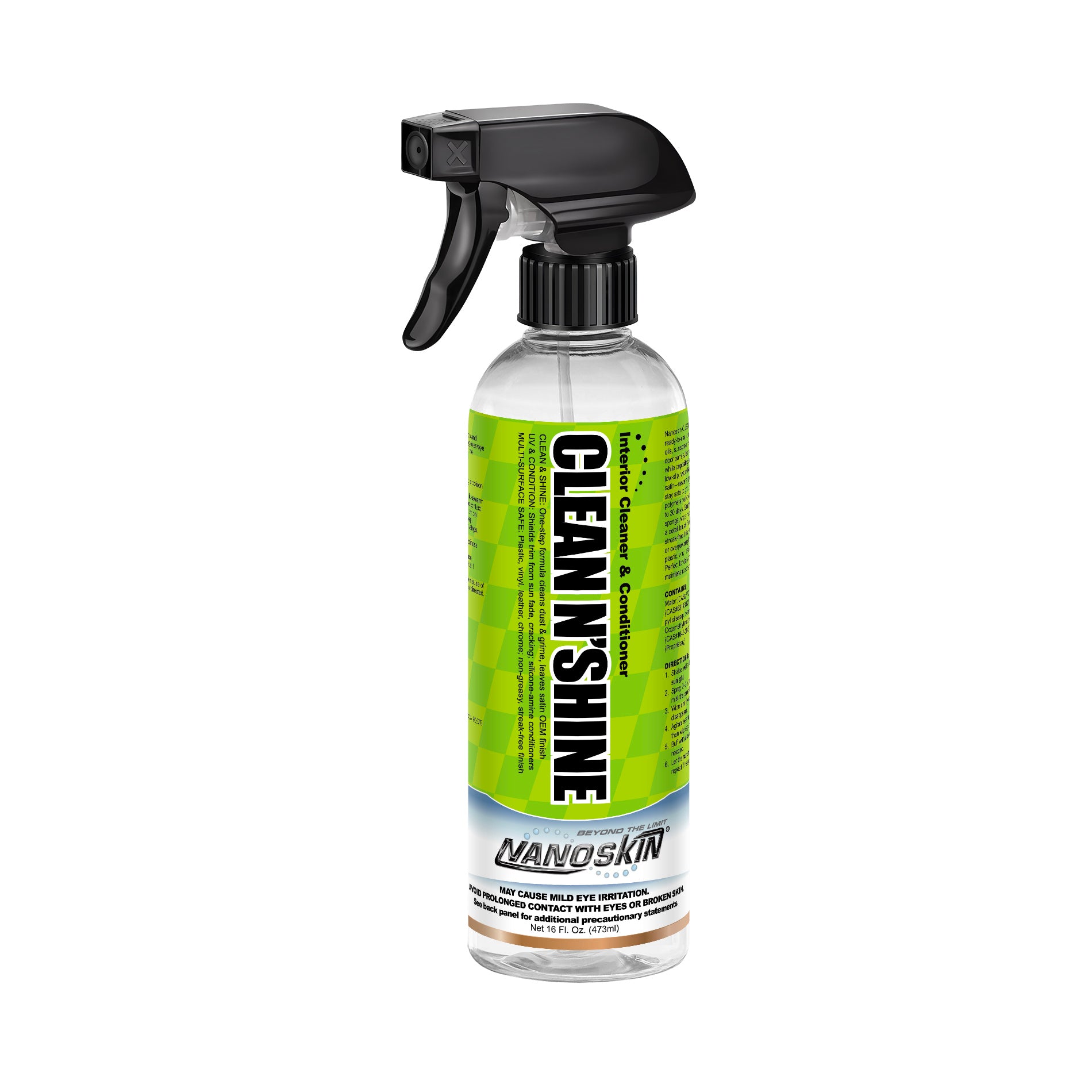 CLEAN N' SHINE Interior Cleaner & Conditioner – NANOSKIN Car Care