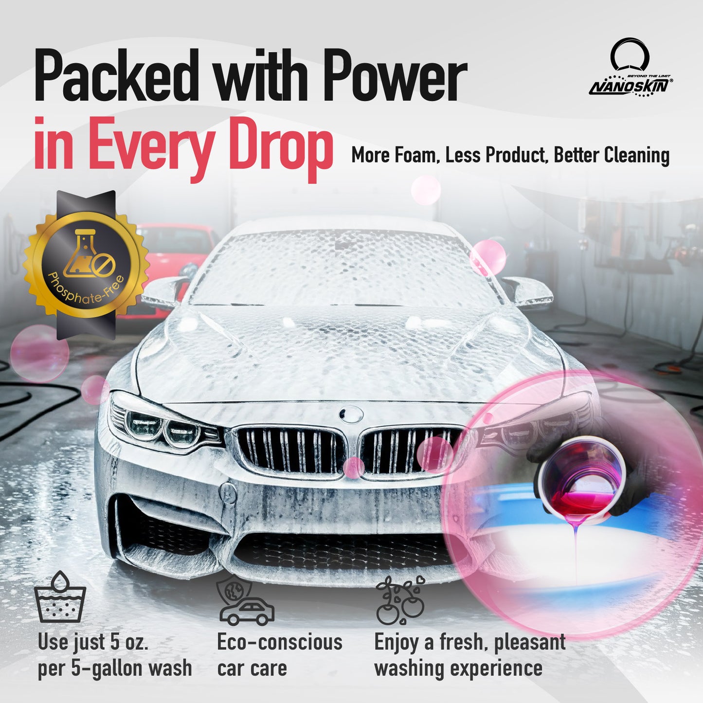 CHERRY SUDS Foaming Car Wash Shampoo