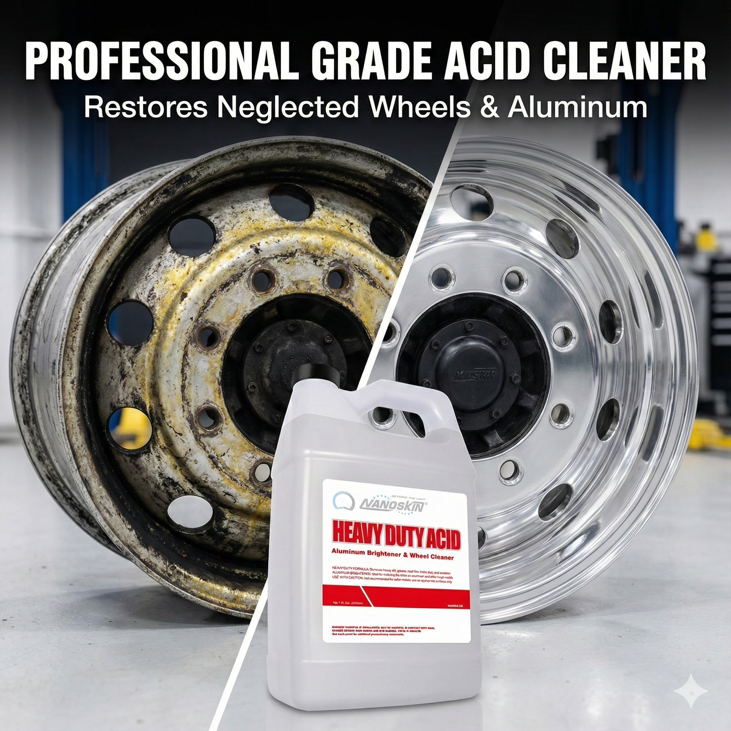 Heavy Duty Acid Aluminum Brightener & Wheel Cleaner