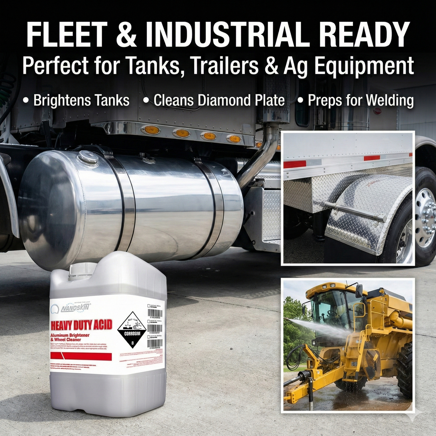 Heavy Duty Acid Aluminum Brightener & Wheel Cleaner