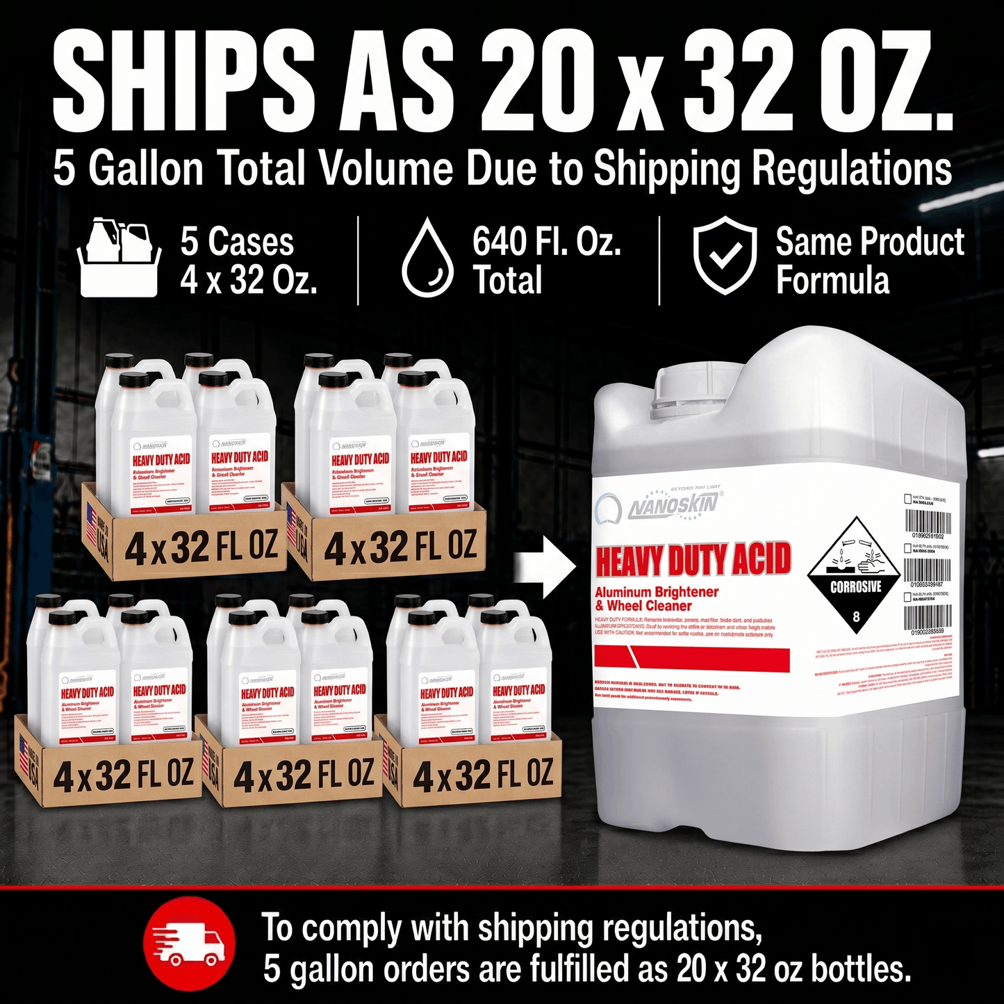 Heavy Duty Acid Aluminum Brightener & Wheel Cleaner