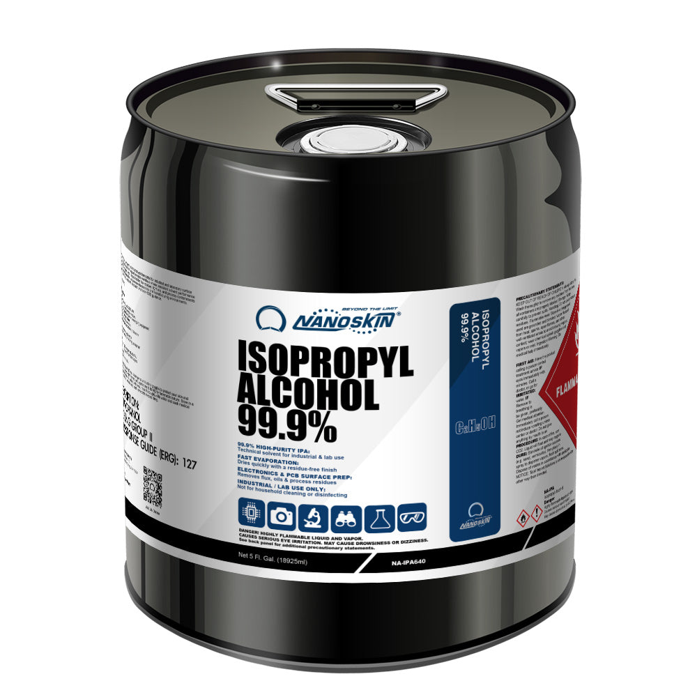 99.9% Isopropyl Alcohol High-Purity IPA 5 Gallon
