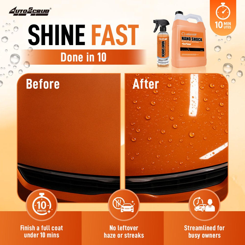 NANO SHOCK Hydrophobic Spray Wax & Sealant