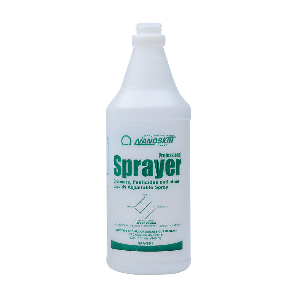 6-Pack of HDPE Natural Plastic Spray Bottles with Molded-in Graduations