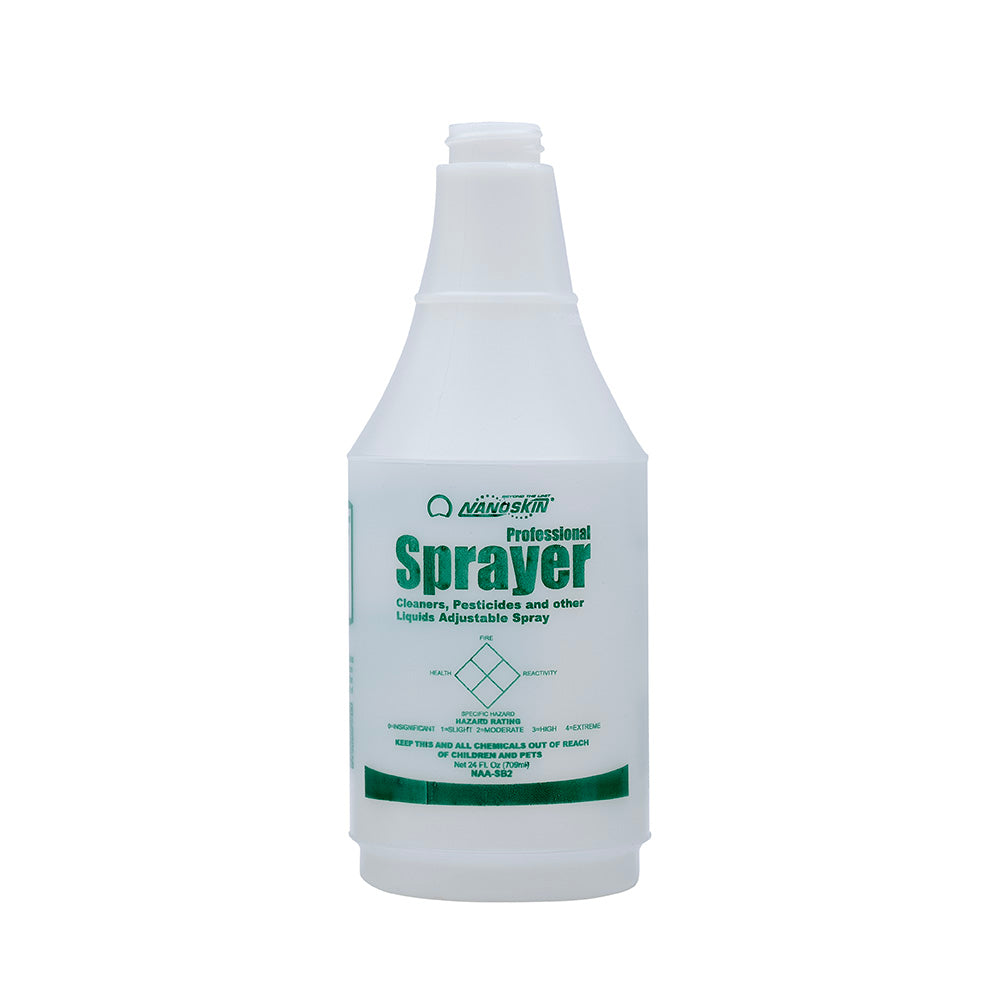 6-Pack of HDPE Natural Plastic Spray Bottles with Molded-in Graduations