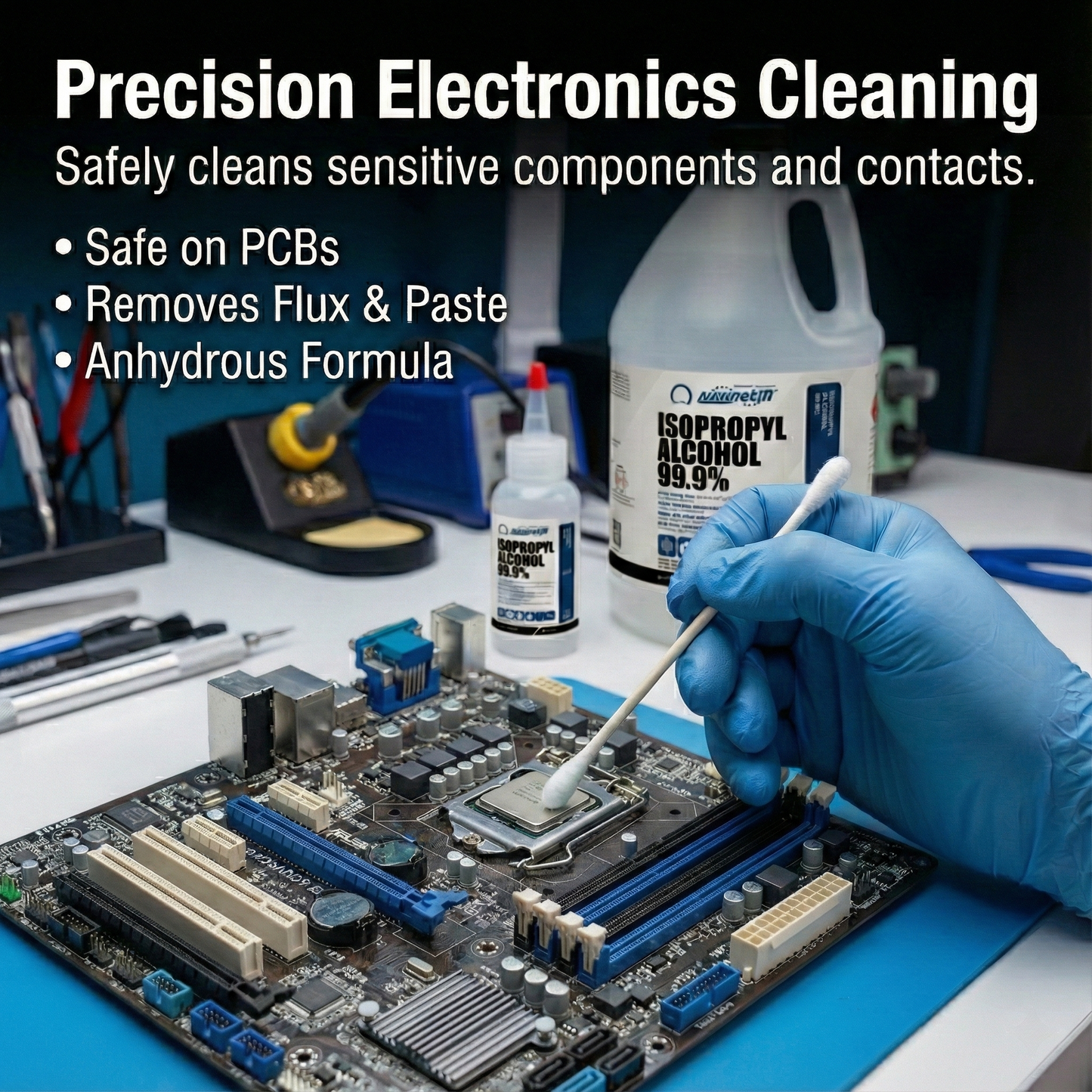 99.9% Isopropyl Alcohol High-Purity IPA 5 Gallon