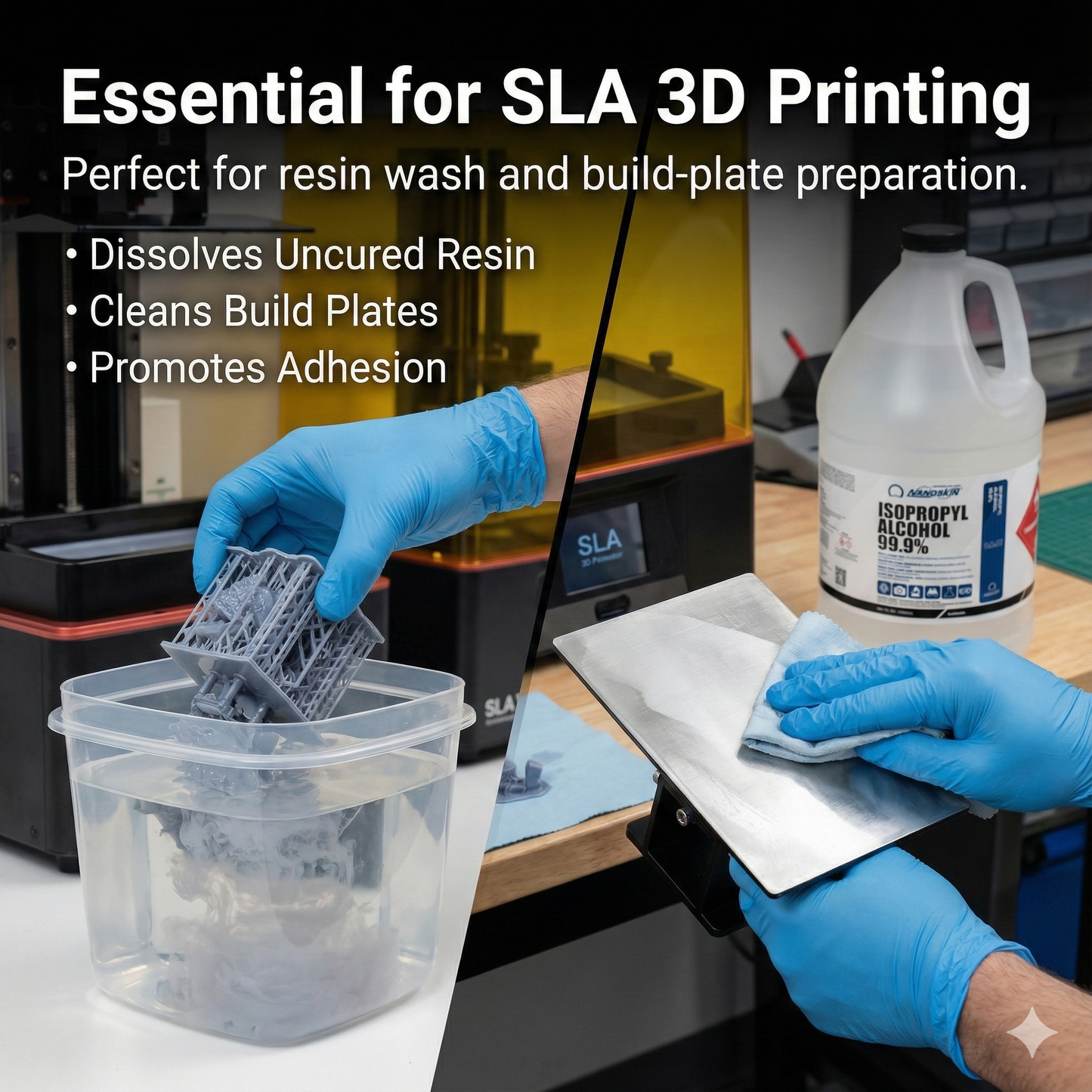 99.9% Isopropyl Alcohol High-Purity IPA 5 Gallon