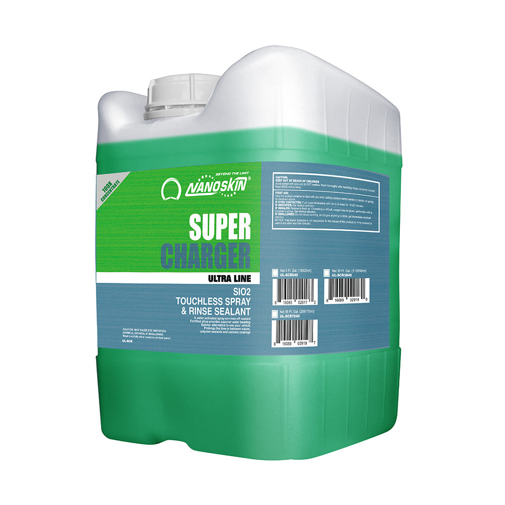 SUPER-CHARGER SiO2 Touchless Spray & Rinse Sealant RTU / 100:1