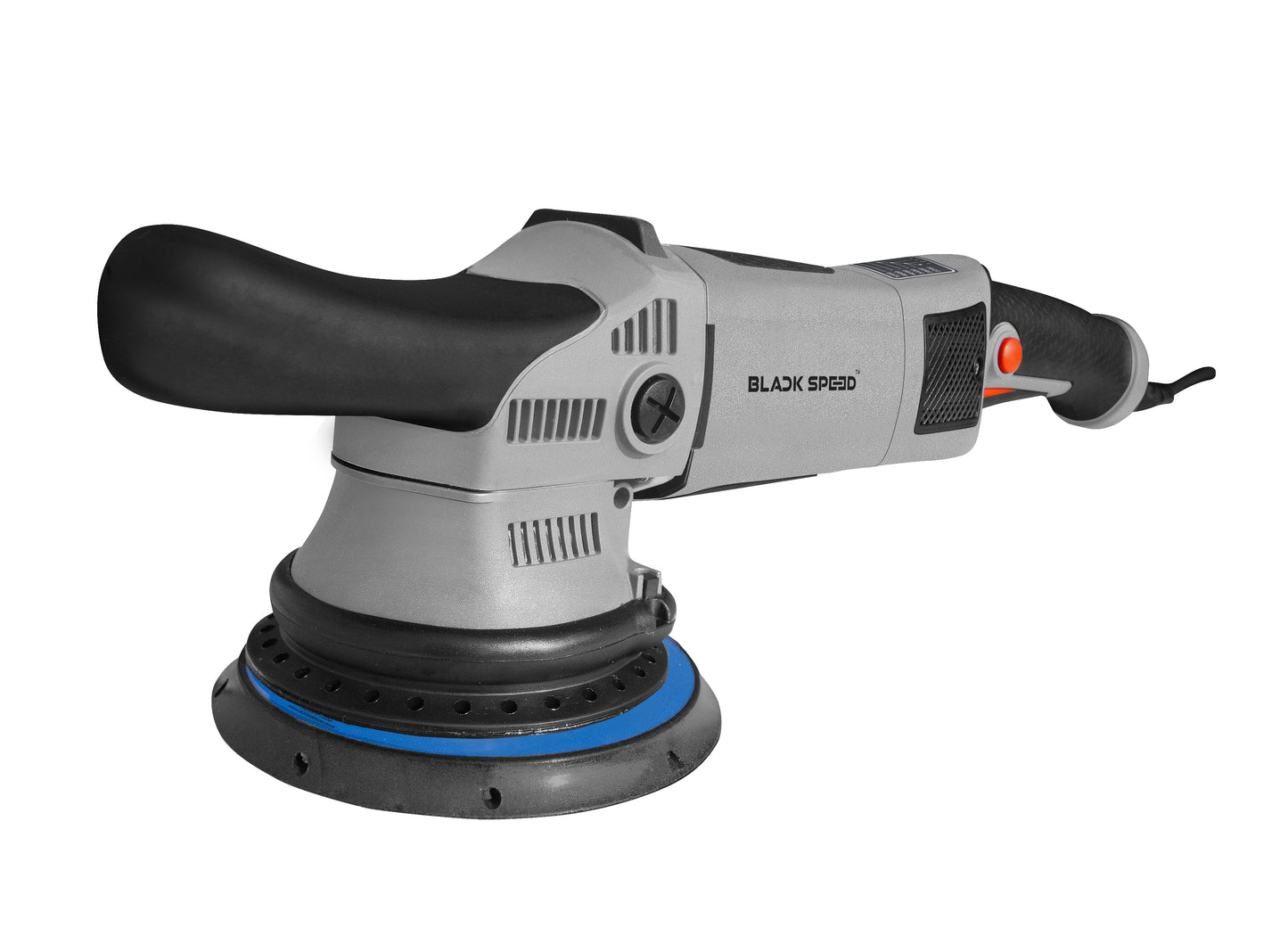 • 120V/60Hz<br> • 15mm long-throw orbit<br> • Polisher<br> • Washer Modification<br> • Right  Angle Handle<br> • D-Handle<br> • Allen Key Wrench<br> • 5" Backing Plate<br> • Two Carbon Brushes<br> • Instruction Manual<br> • Grease