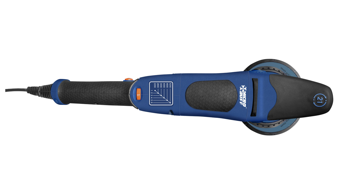 NANOSKIN MICROBUFF 21mm Long-Throw Random Orbital Polisher