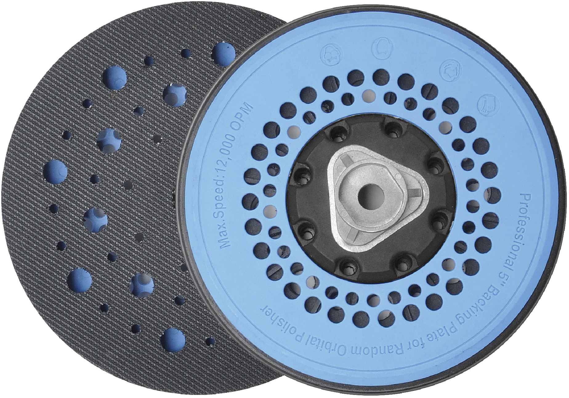 6 Vented Orbital Backing Plate