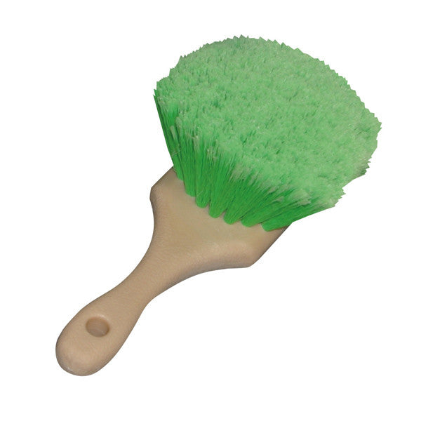 8.5" Flagged-Tips Green Polystyrene Bristles Brushes