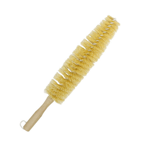 Large Spoke Wheel Brush with Plastic Coated Wire