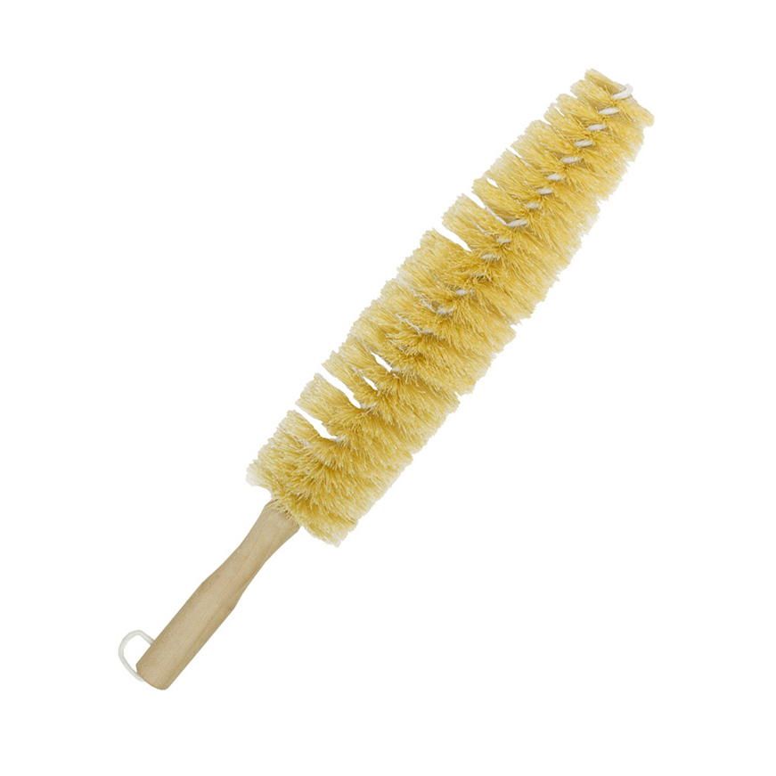 Large Spoke Wheel Brush with Plastic Coated Wire