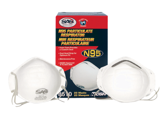 N95 Particulate Respirator, Pack of 20