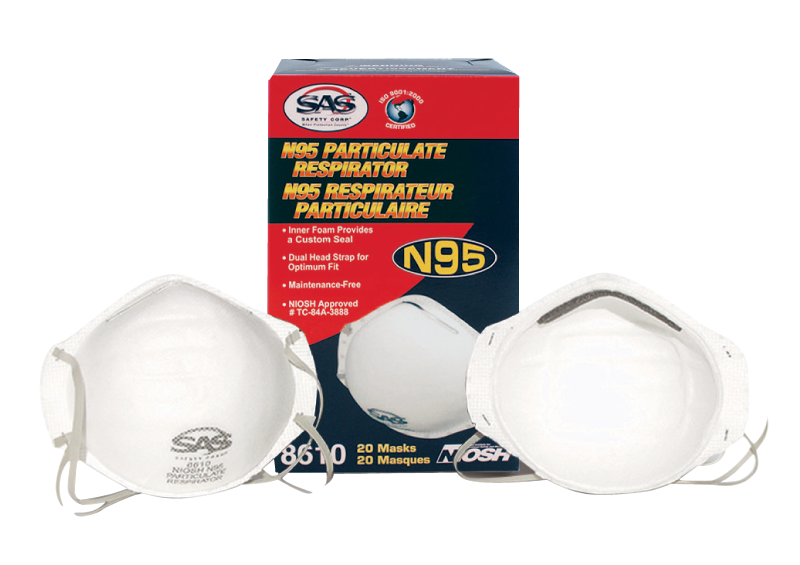N95 Particulate Respirator, Pack of 20