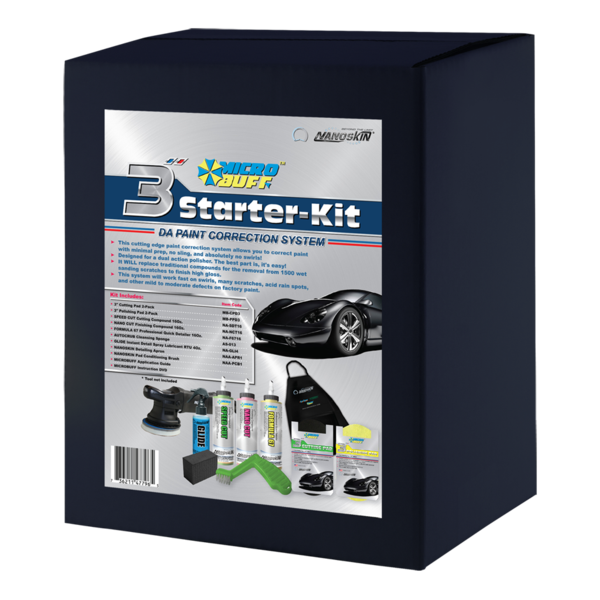 • This cutting edge paint correction system allows you to correct paint with minimal prep, no sling, and absolutely no swirls! <br>• Designed for a dual action polisher. The best part is, it's easy! <br>• It WILL replace traditional compounds for the removal from 1500 wet sanding scratches to finish high gloss. <br>• This system will work fast on swirls, many scratches, acid rain spots, and other mild to moderate defects on factory paint.