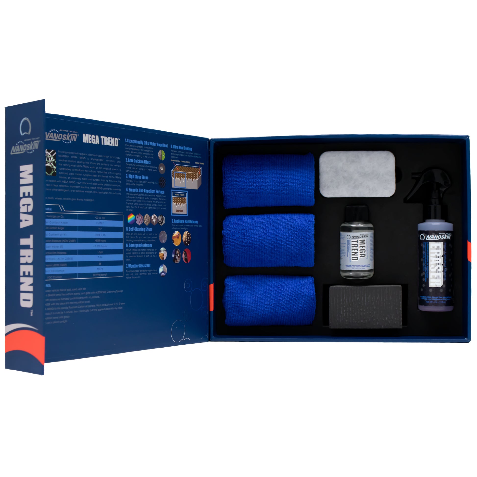 • Inorganic diamond class carbon technology • Exceptional oil & water repellent <br>• Weather resistant <br>• Unique UV absorber <br>• Minimizes fine scratches <br>• Apply to clear coats, wheels, exterior glass & head lights <br>• Single stage and clear coat safe